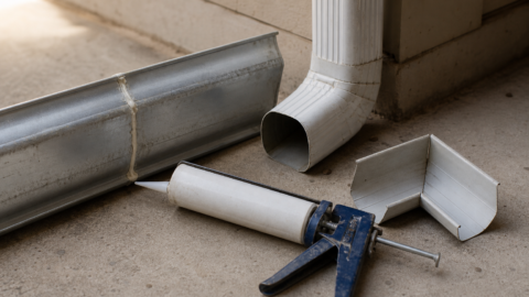 How to Fix Leaking Gutters: Seams, Joints, and Downspouts