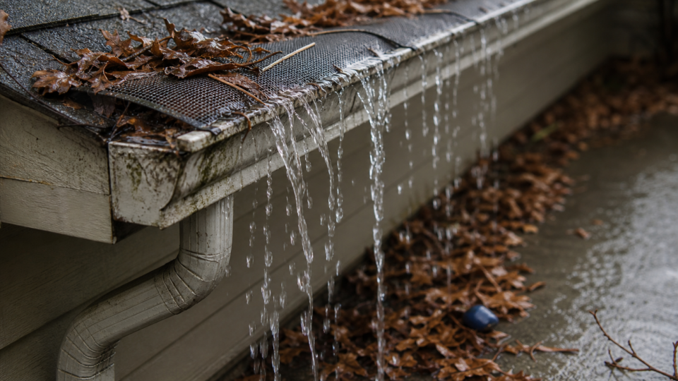 Rain Gutter Overflow: Why It Happens and How to Stop It