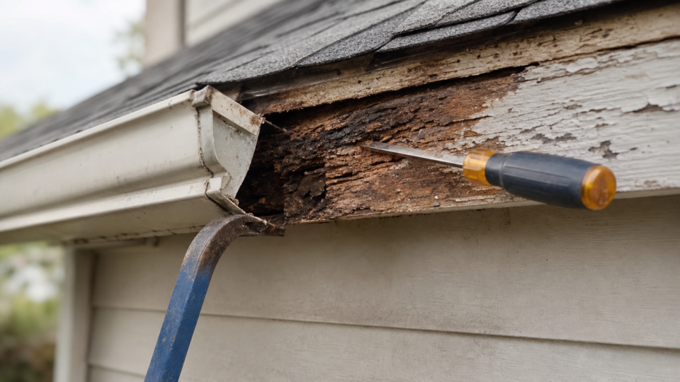 Fascia Gutter Repair: How to Fix Rotted Boards Behind Gutters