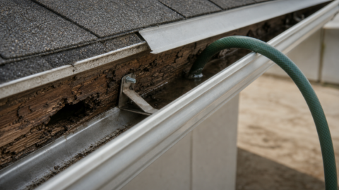 Water Leaking Behind Gutters: Find the Cause and Fix It