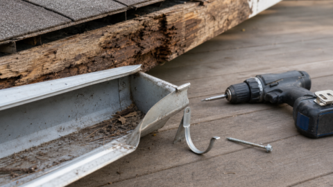 How to Fix a Gutter Pulling Away from the House: Easy Steps