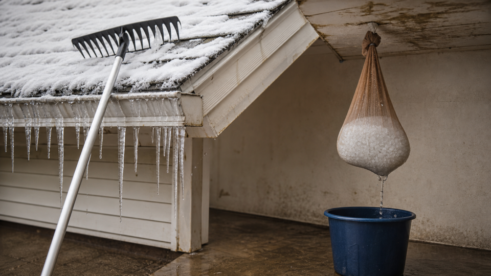 Frozen Gutters Leaking into House: How to Stop the Leak Now
